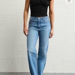 American Eagle Outfitters High Rise Light Blue Jeans